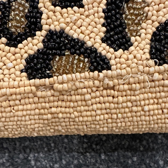 Leopard Print Beaded Shoulder Bag - Picture 5 of 9